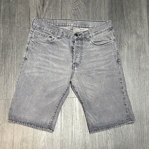 H&M Men's Washed Gray Jean Shorts